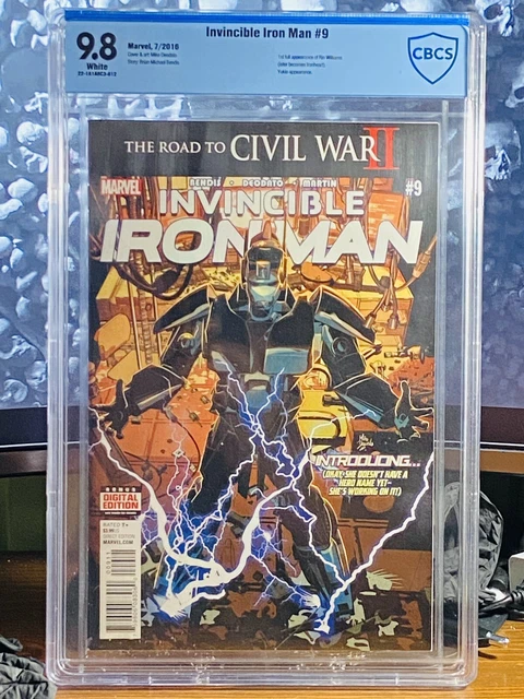 Invincible Iron Man #9 CBCS 9.8 First Riri Williams Appearance Wakanda Forever