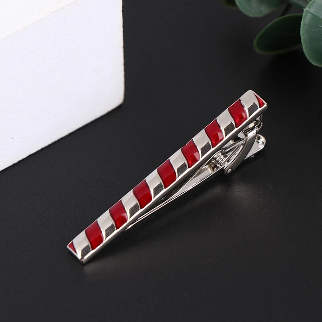 Exquisite Pattern Necktie Pin Tie Clip For Men Wedding Necktie Tie Clasp Cli BII