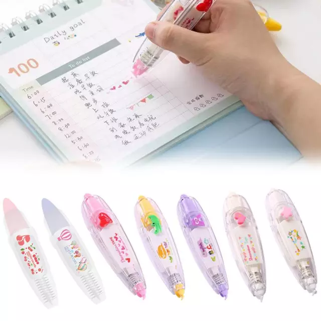 Cute Animals Press Type Decorative Pen, 2024 New DIY Decoration Pen Tape I8D5