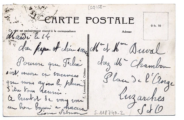 (S-118740) FRANCE - 58 - COSNE COURSE SUR LOIRE CPA ROND ed. 2