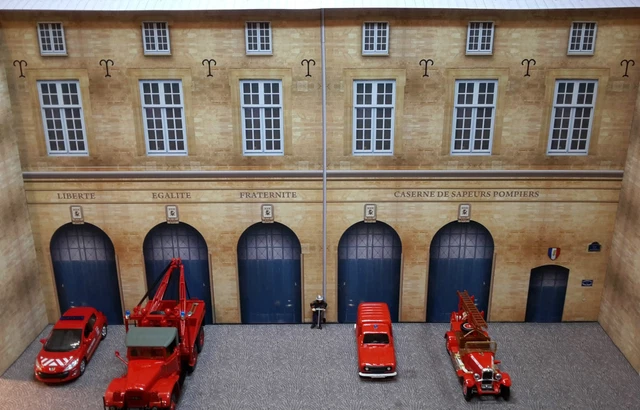 Façade Petit Garage Peugeot 1/87ᵉ HO Région & Compagnies FAC006-HO : modélisme et électronique