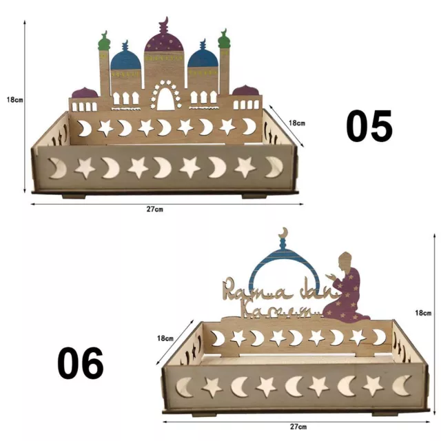 Bandeja de comida Moon Star Bandeja de postres Gulbang Musulmán islámico 2