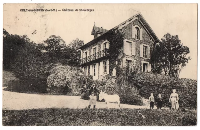 CPA 77 - ORLY SUR MORIN (Seine et Marne) - Château de Saint-Georges (animée)