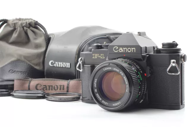 [Near MINT Case] Canon New F-1 SLR Film Camera FD NFD 50mm F/1.4 Lens From JAPAN