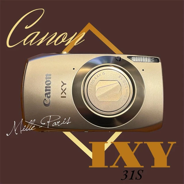 CANON IXY 31S Compact Digital Camera Gold, PC1584, Used