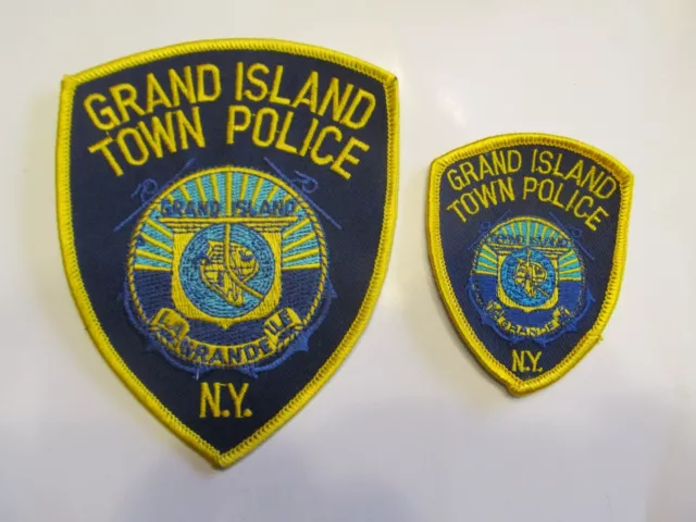 New York Grand Island Police Patch Set