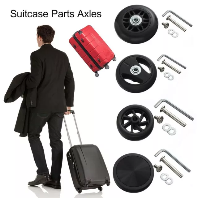 Wheel Repair Kit Suitcase Parts Axles Replace Wheels Travel Luggage Wheels