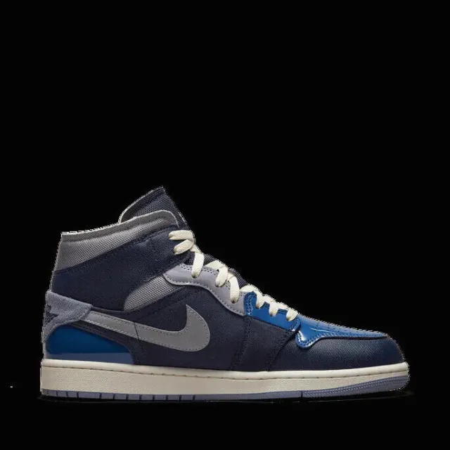 Scarpe uomo Nike Air Jordan 1 mid SE Craft blu obsidian basket shoes sneakers 5