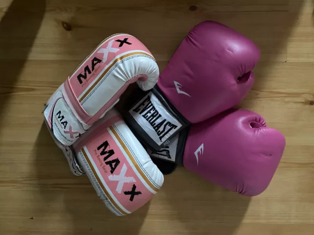 everlast boxing gloves 12oz Pink & Maxx Pro Boxing gloves
