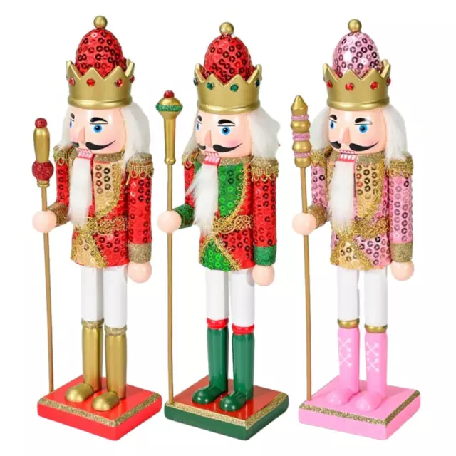 Wooden Nutcracker Nutcracker Ornament Handpainted Standing Christmas Nutcracker