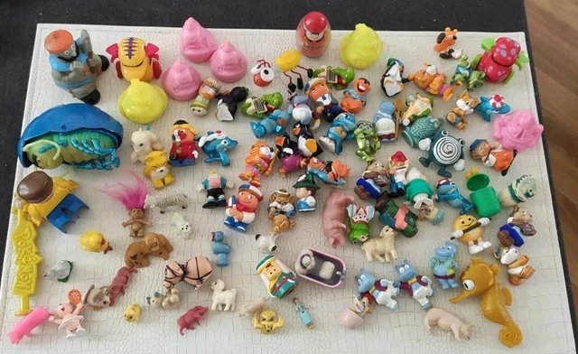 Gros Lot De 24 Figurines Bob L'éponge Kinder Magic 2005 Et Autres - Occasion, En L'état
