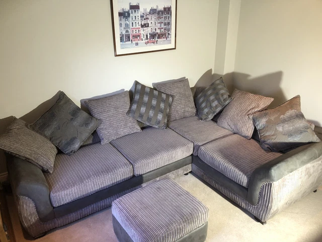 Dfs leather store sofa sagging