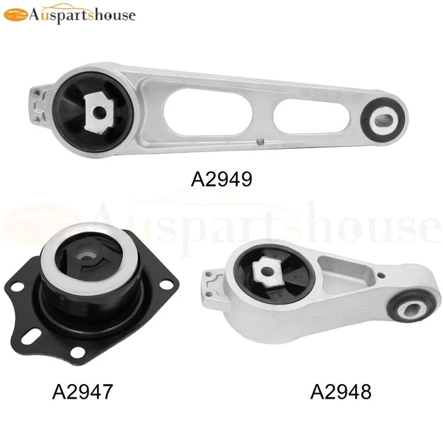 For Dodge Neon Chrysler  PT Cruiser 00-09 2x Engine Motor Mount & 1x Trans Mount