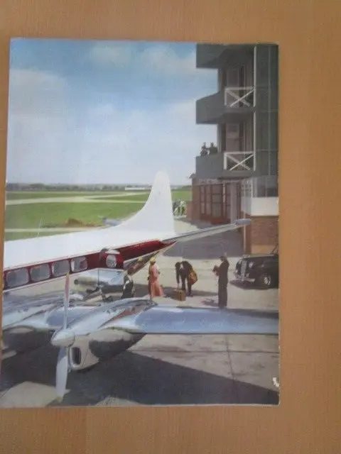 Heron Standard Executive airplane  De Havilland ? rare sales brochure uk england