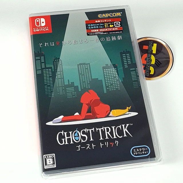 Ghost Trick: Phantom Detective Switch Japan Game IN en-Fr-de-Es-It-Kr New Capcom