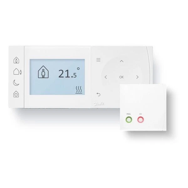 Thermostat d’ambiance programmable TPOne - RF + RX1-S - Danfoss 087N7854