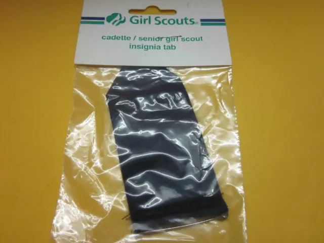 Girl Scouts Cadette/Senior Insignia Tab Dark Blue ( New )