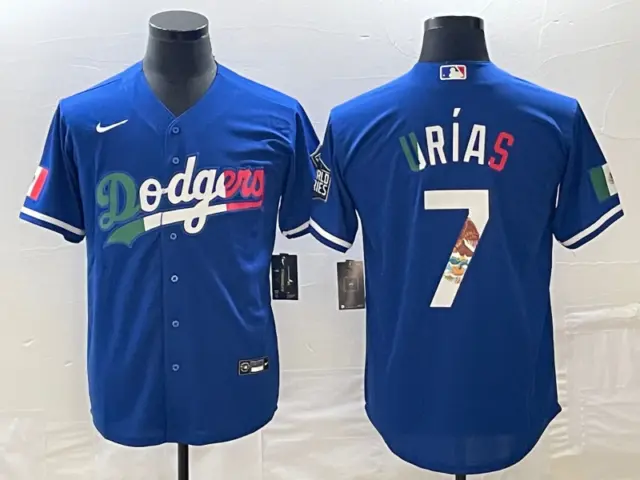Julio Urías Los Angeles Dodgers Jersey blue – Classic Authentics