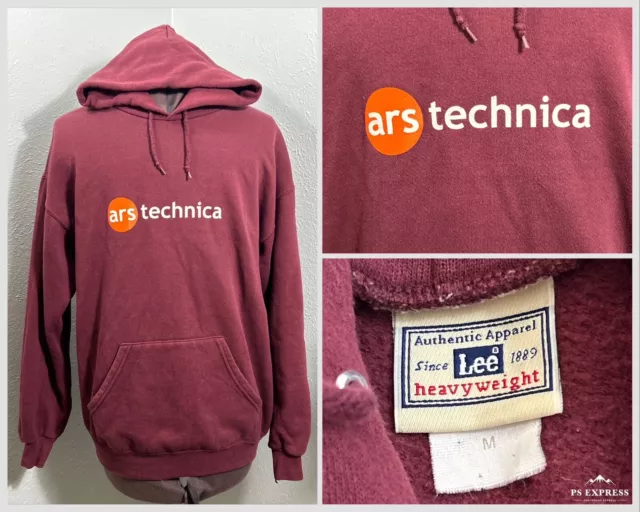 Ars Technica Vintage Y2K Silicon Valley Lee Hoodie Sweatshirt Adult Medium EUC