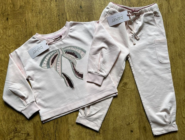 BNWT Ted Baker top and joggers outfit set 3-4 years new designer sparkly bow