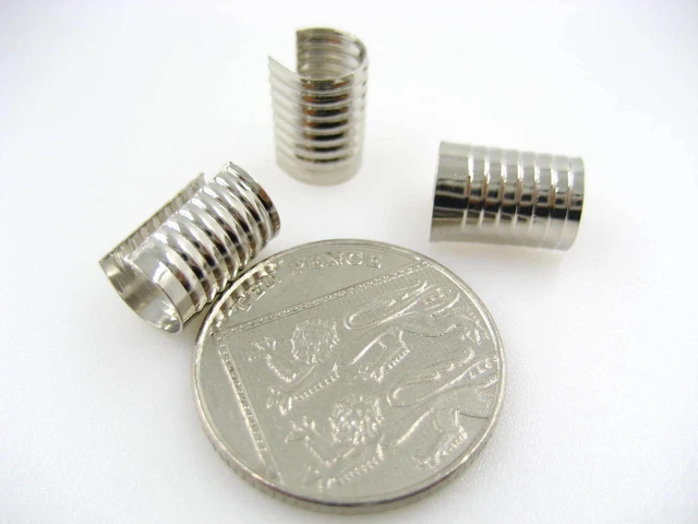 20 piezas 8*13 Punta cilíndrica acanalada retorno cable extremo tapa envolvente punta puntas plegables