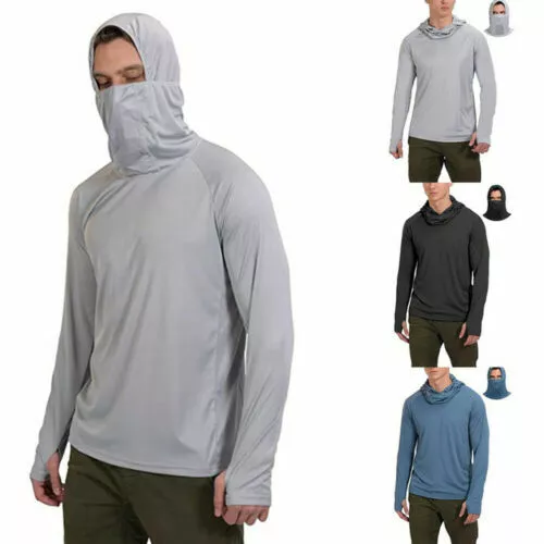 T-Shirt À Manches Longues Pour Hommes Anti-Uv Protection Solaire Performance R