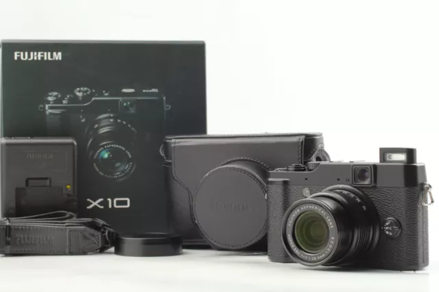 [Near MINT+++ Case / Box] Fujifilm X10 12.0MP Black Digital Camera From JAPAN