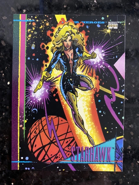 1993 Skybox Marvel Universe Series IV 4 Trading Card #13 Starhawk