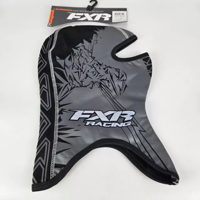 FXR Shredder Thermal Balaclava Gray Black Size: L Winter Snowmobile Ski