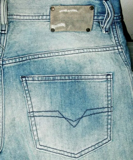 *HOT Women DIESEL STAFFI 8KL Slim CARROT DISTRESS LIGHT Jeans 29 x34 (Fit 30x31)