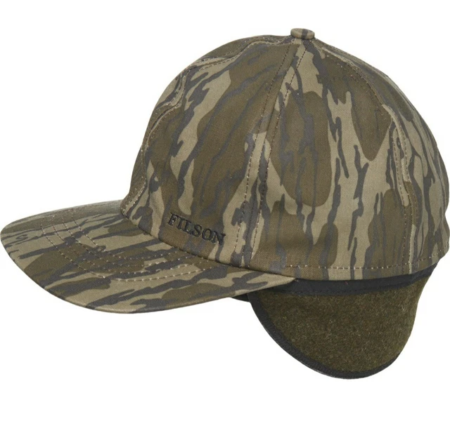 FILSON X MOSSY Oak Tin Cloth Wildfowl Hat 20078587 ShadowGrass