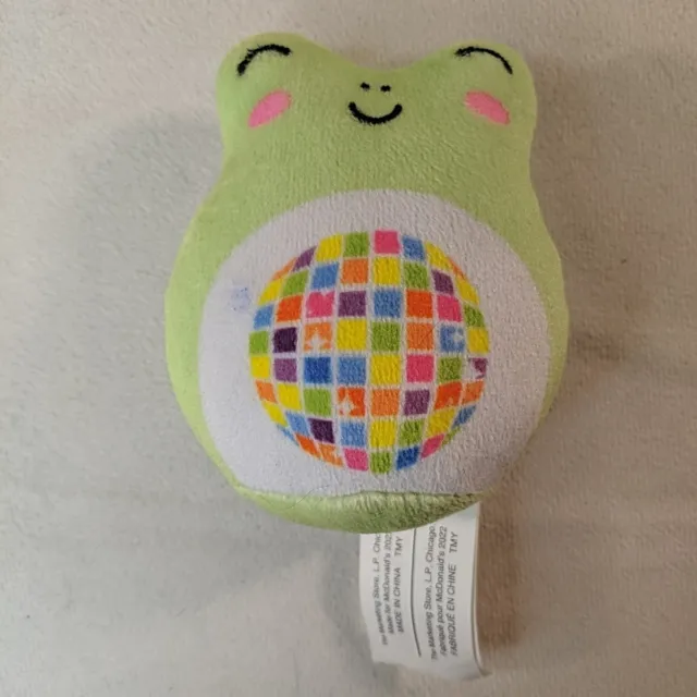 Squishmallow 2023 3" Mcdonald's Happy Meal Toy Wendy Frog Disco Stuffed Animal