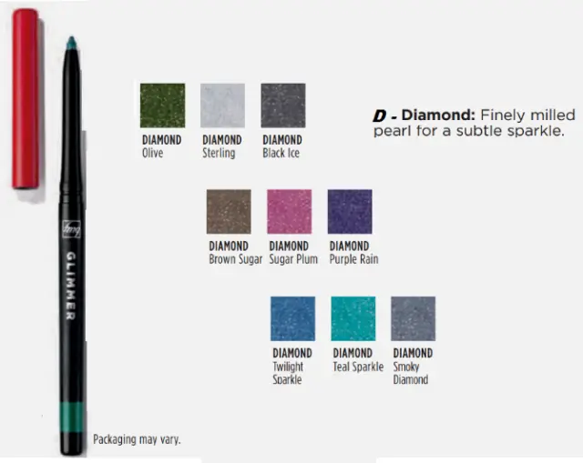 Avon/ fmg Glimmer Eye Liners / Diamond ( you choose )