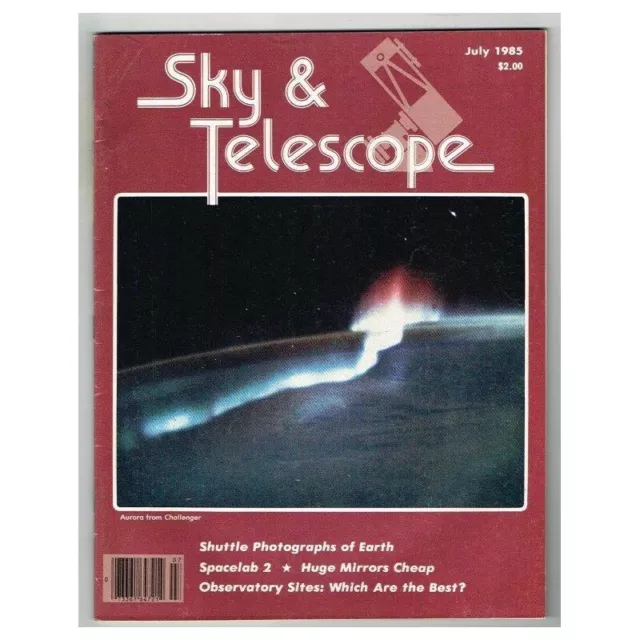Sky & Telescope Magazin Juli 1985 mbox796 Shuttle Fotos der Erde