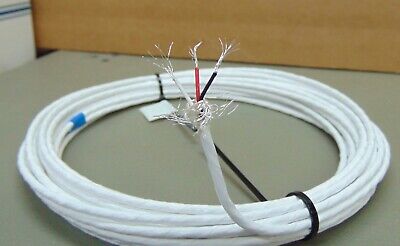 10 feet 26 AWG Shielded Silver Plated Copper PTFE (Teflon) Wire 3 Twisted SPC
