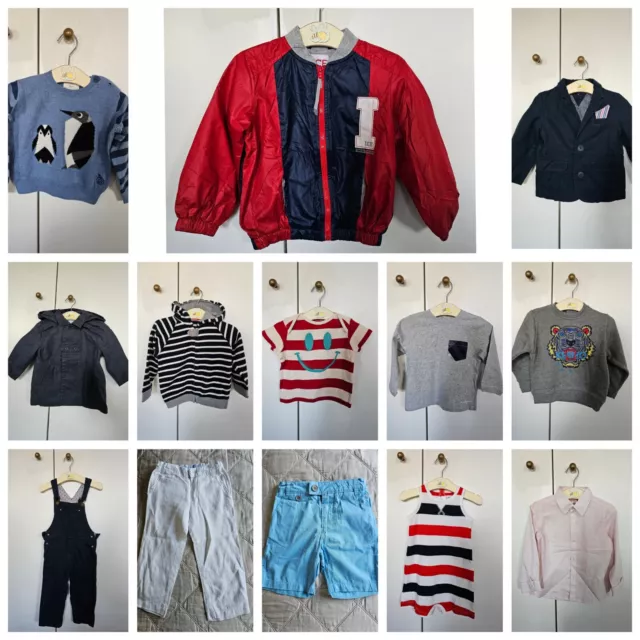 13 Items Mix Brands Baby Boy Clothes Bundle 18-24 mths