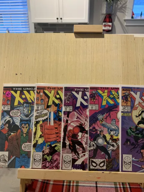 Uncanny X-Men #245-249 Parody issue of DC's "Invasion" Liefeld, Jim Lee Signed