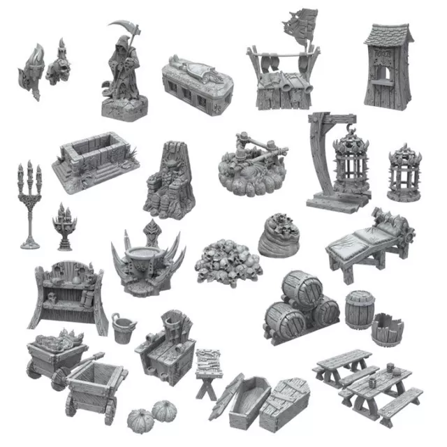 dungeons dragons miniatures /table top game / resin print / pathfinder / aos war