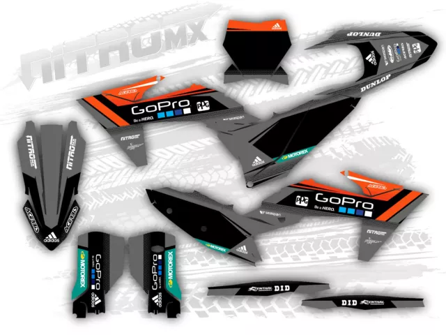 NitroMX Grafik fur KTM SX SXF SX-F XC XC-F 2023 2024 Aufkleber Motocross Dekor