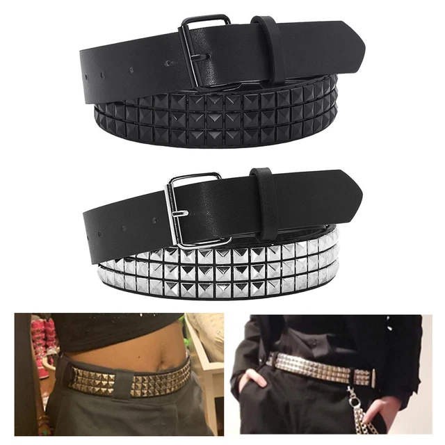 Cintura da donna Cinture in vita con rivetti Cintura in pelle con borchie