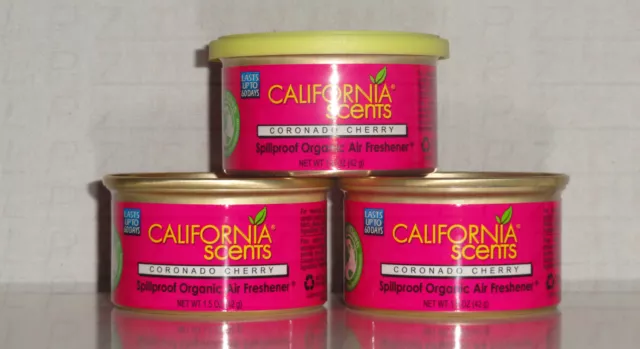 California Scents Duftdosen 3 Stück + 1 Deckel