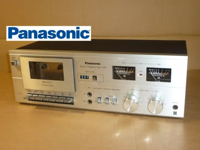 Faulty Panasonic Retro RS-619 Cassette Tape Player Recorder