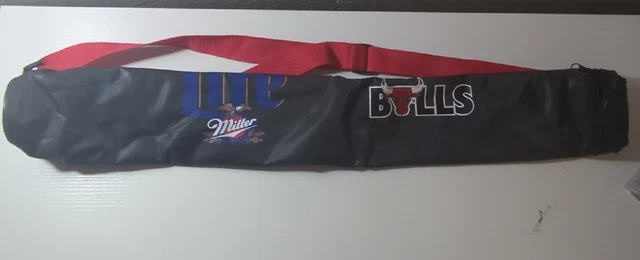 Vintage Chicago Bulls Miller Lite 27 inch Insulated Beer Can Sleeve Bag - RARE Vintage Chicago Bulls Miller Lite 27 inch Insulated Beer Can Sleeve Bag - RARE