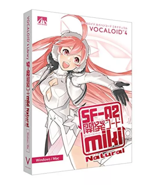 VOCALOID4 miki Natural Windows PC Software Free Ship w/Tracking# New from Japan