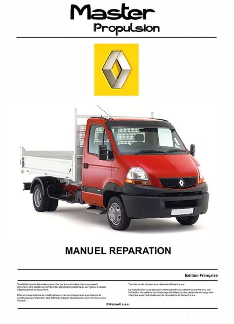 manuel atelier Renault master propulsion mascott 2 phase 2