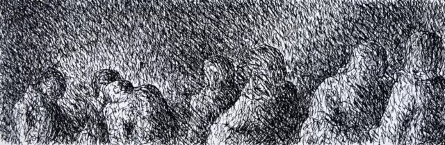 Jean-Pierre Divertido - Dibujo Original - Tinta - sin Título 3