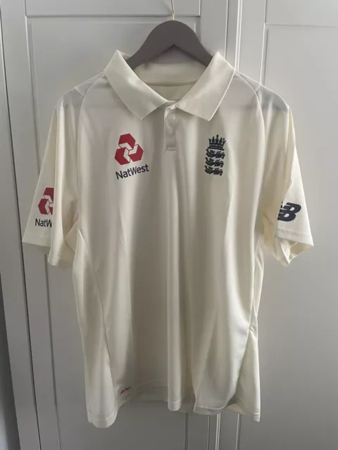 England Cricket Test Shirt From 2020, XL