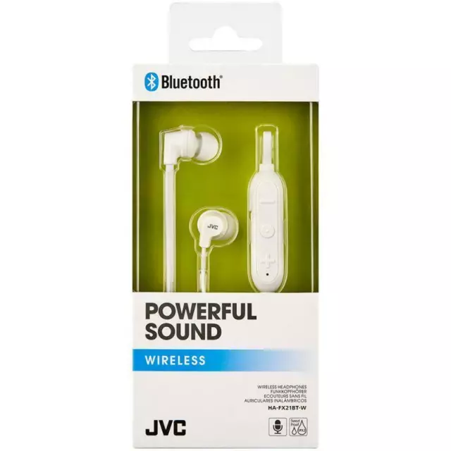 JVC HAEC30BT BLACK AE Wireless Bluetooth Sport Ear Clip Headphones Original  /NEW