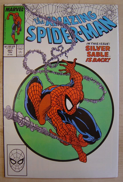 Amazing Spiderman #301 (Marvel 1988) KEY ISSUE 9.0 or better! HTF in High Grade!