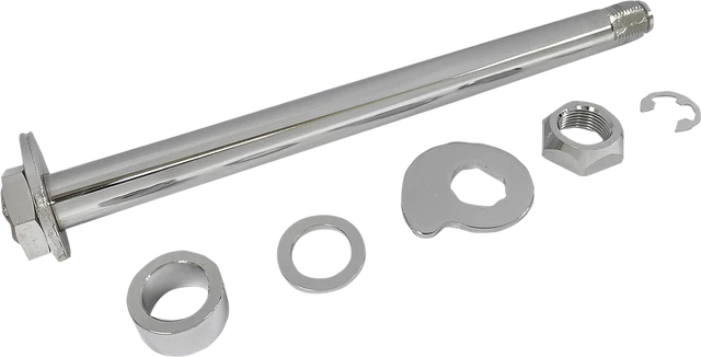 Drag Specialties Axle Kit Chrome Rear 0214-1966
